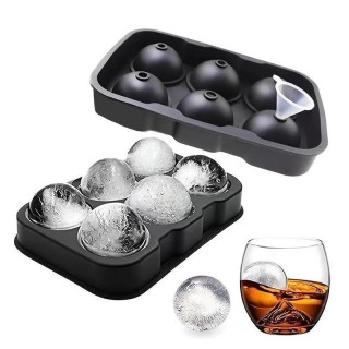 Szilikon jégkocka formák - 6 nagy golyó