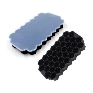 Szilikon jégkocka forma - 37 nyolcszögletű kocka