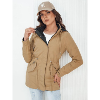 Női kifordítható bézs kabát