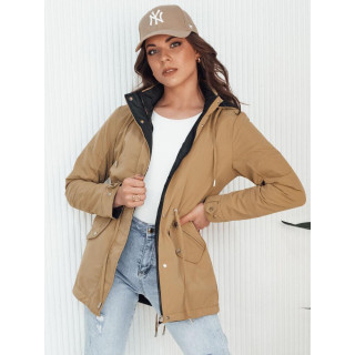 Női kifordítható bézs kabát