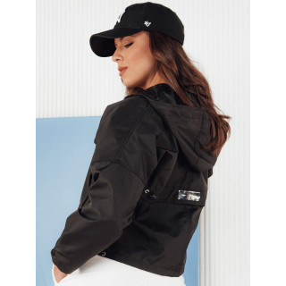 Fekete női átmeneti kabát