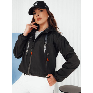 Női átmeneti kabát fekete színben