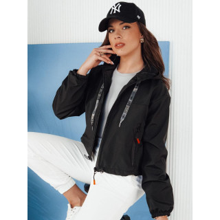 Női átmeneti kabát fekete színben