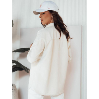 Női tavaszi kabát világos bézs színben