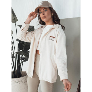 Világos bézs színű női átmeneti kabát