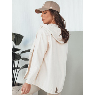 Világos bézs színű női átmeneti kabát