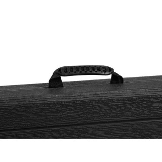 Kerti összecsukható asztal 180 cm fekete színben