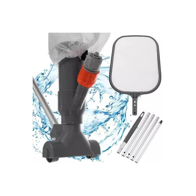 2 az 1-ben medencetisztító készlet