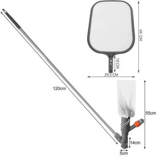 2 az 1-ben medencetisztító készlet