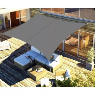 Szürke vízálló árnyékvitorla - 3x2 m