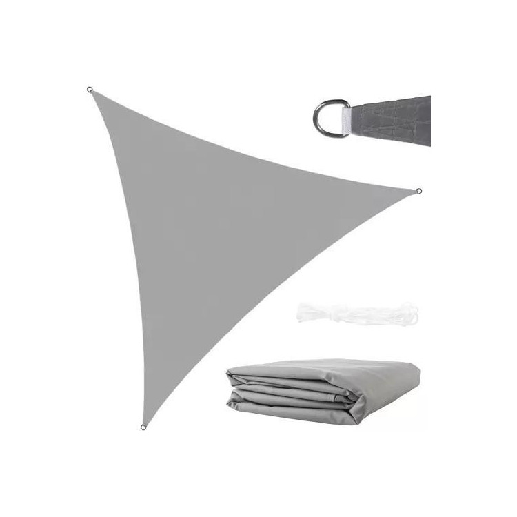 Vízálló szürke árnyalatú vitorla - 4x4x4 m