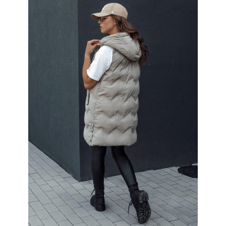 Steppelt női mellény bézs színben