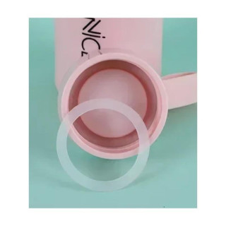 Rózsaszín NICE kulacs fogantyúval - 400 ml