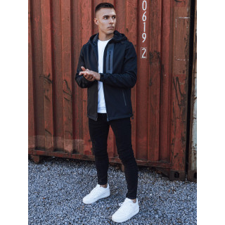 Férfi softshell kabát sötétkék színben