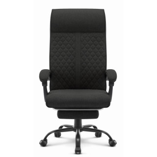 Fekete szövet irodai szék HELLS Chair HC-1030