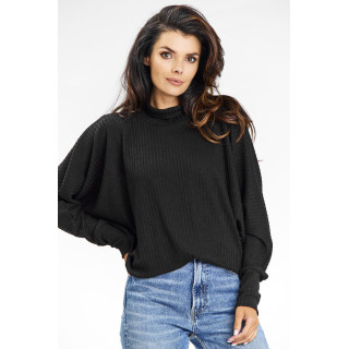 Női szürke garbós pulóver