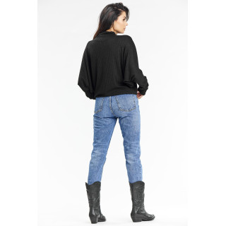 Női szürke garbós pulóver