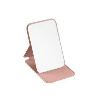 Kozmetikai rózsaszín kézitáska tükör