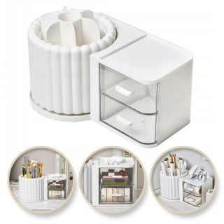 Fehér kozmetikai rendszerező