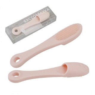 Rózsaszín szilikon ajak- és orrradírozó ecset