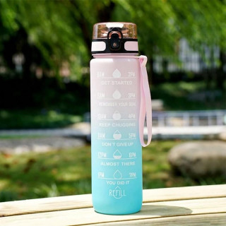 Ombre kulacs motivációs skálával