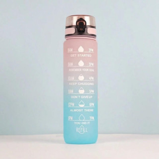 Ombre kulacs motivációs skálával