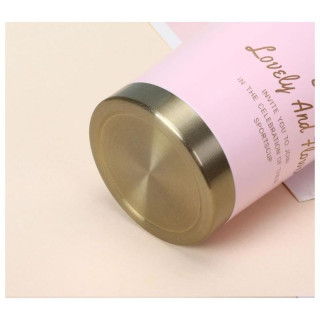 Termosz bögre kifolyóval - 550 ml krémszínű