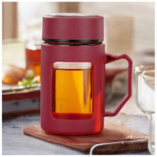 Piros üvegbögre - 500 ml