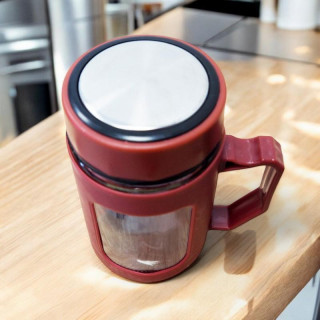 Piros üvegbögre - 500 ml