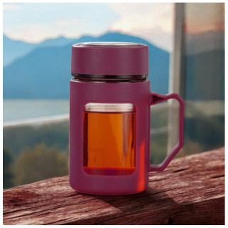 Piros üvegbögre - 500 ml