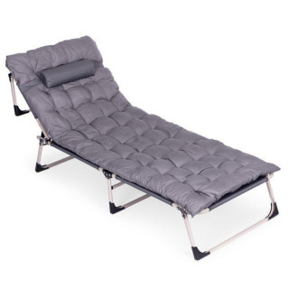 Összecsukható kerti nyugágy matraccal és párnával