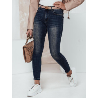 Női sötétkék push up farmer UY2320