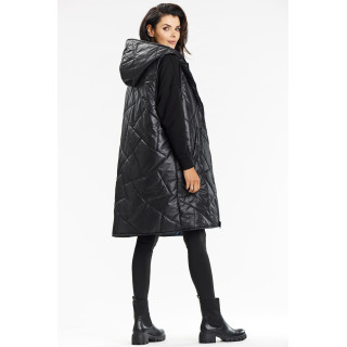 Sötétkék kifordítható női mellény