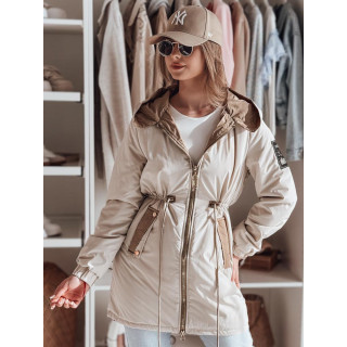 Női bézs átmeneti parkka TY4811