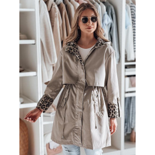 Női átmeneti bézs parka TY4801