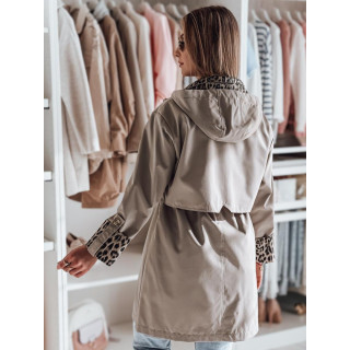 Női átmeneti bézs parka TY4801