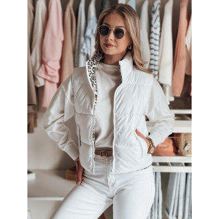 Kifordítható női mellény fehér színben TY4821