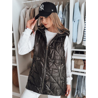 Steppelt fekete női mellény TY4836