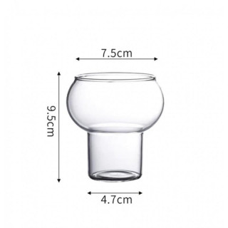 Üveg buborékos csésze - 250 ml