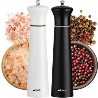 2 db kézi daráló készlet - fekete-fehér