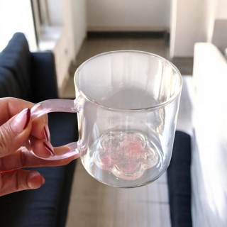 Termosz bögre csillogó virággal - 250 ml