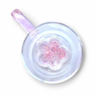 Termosz bögre csillogó virággal - 250 ml