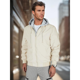 Férfi fehér bomber dzseki TX5020