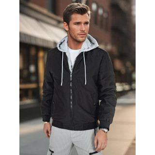 Férfi fekete bomber dzseki TX5021