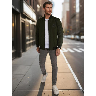 Férfi zöld bomber dzseki TX5018