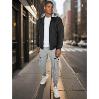 Steppelt fekete férfi kabát TX5010