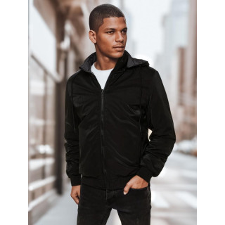 Kifordítható férfi kabát fekete színben TX4951