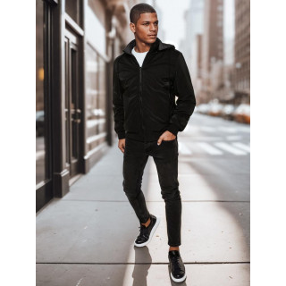 Kifordítható férfi kabát fekete színben TX4951