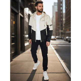 Bézs színű férfi átmeneti kabát TX5027