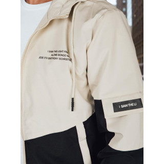 Bézs színű férfi átmeneti kabát TX5027